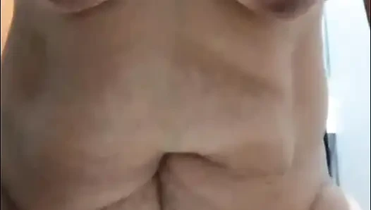 in the bathroom