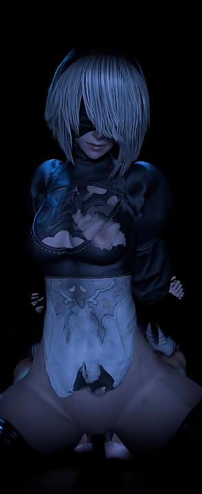 2B Cosplay Lap Dance POV
