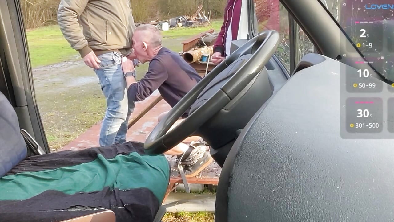 At the truck stop, more than one got involved
