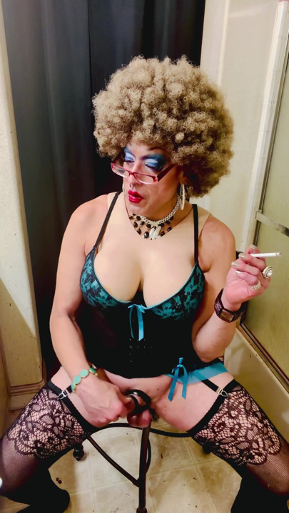 Sexual Disco Smoking Cum Fur Fetish | Clip 1