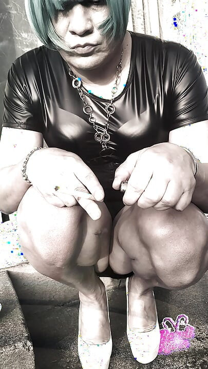 Kandi Kane Rides Hard POV Sissy Slut Shemale