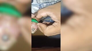 Penis ring made from bottle