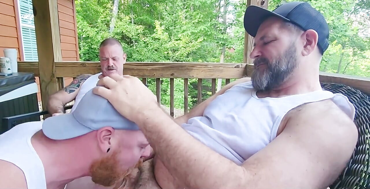 Sucking Stepdads on the Porch to Get Them Riled for the Bedroom