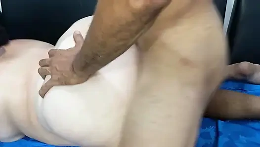 I get home and my stepmom comes in alone and I fuck her big pussy