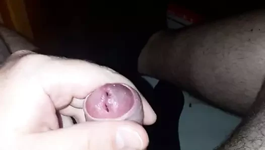 Playing with my small cock