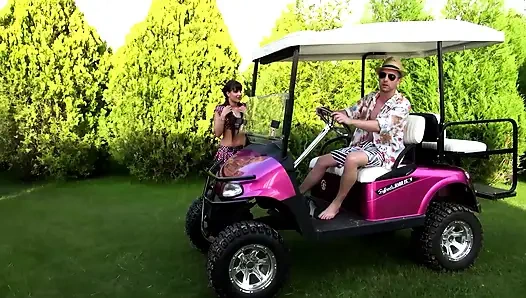 Psycho Teens Wilder Gangbang-fick Im Freien