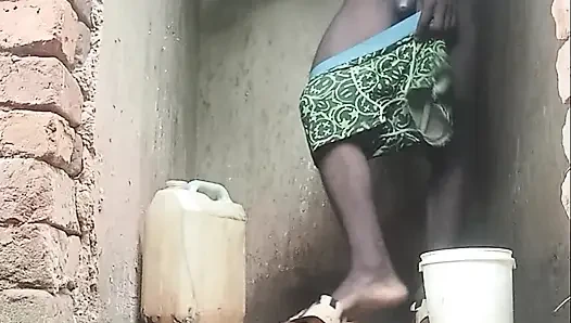 Solo masterbation  in bathroom