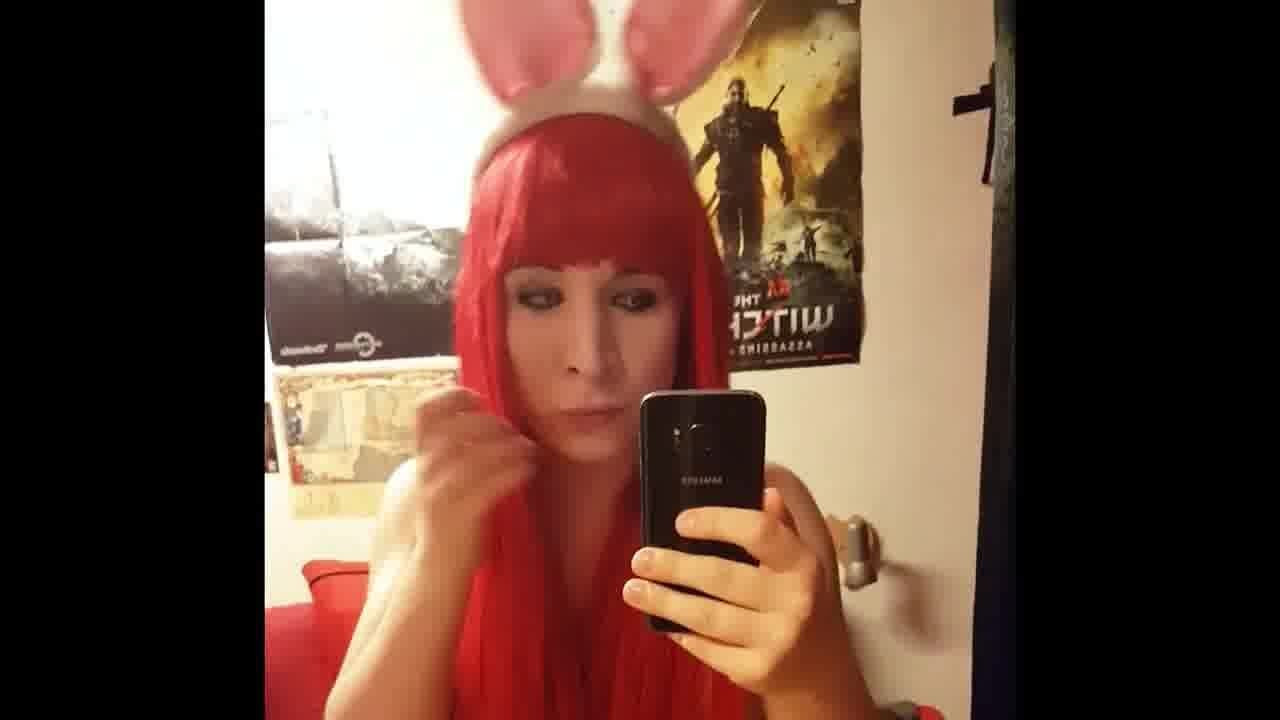 German Red Hair Bunny Femboy Tranny Hottest on Earth