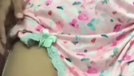 TEEN 18 IN PAJAMAS. Masturbation