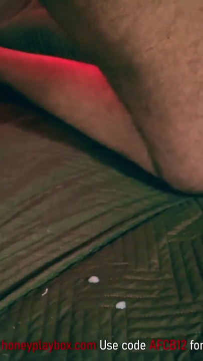 Thrilling moment from "Big Cock Latino Camilo Brown Testing Honeyplaybox Dayo Vibrating, Heating and Clamping Masturbator"