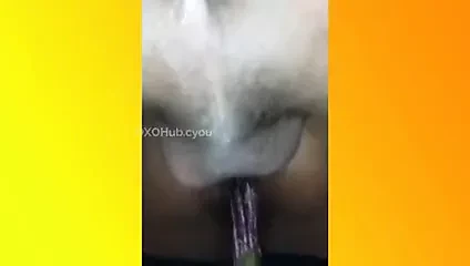 Sri Lankan Big Ass MILF Fucks Both Holes with Brinjal & Dick