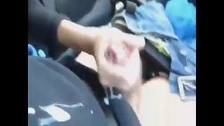 hand job in car