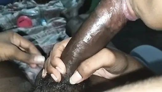 Kerala Mallu Wife Suck with Her Husband's Brother with Big Cock