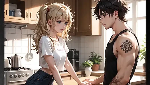 Step brother fuck me very hard