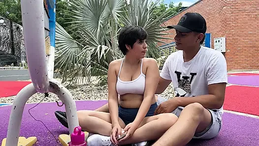 My Sexy Latina Stepsister Asks Me to Teach Her How to Play the Xylophone but Ends up Learning How to Suck My Huge Cock