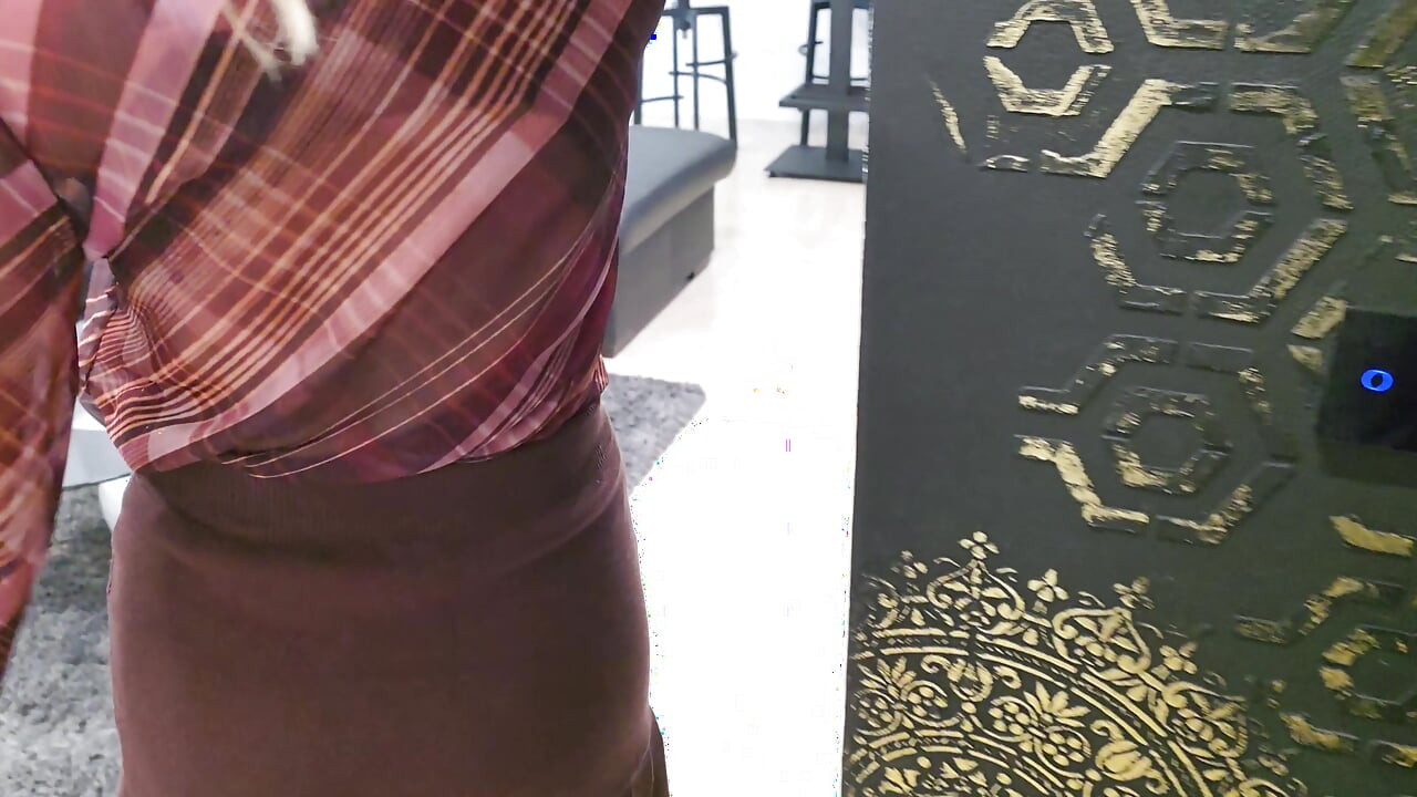 I try to massage my wife when she came from work, but I got horny