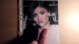 Cum Tribute on Kylie Jenner