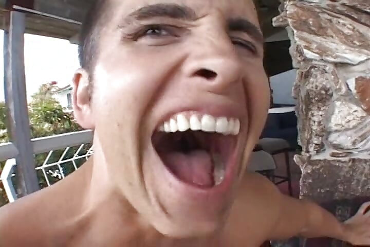 Hot girl gags on two huge cocks then gets a hard fuck in turns