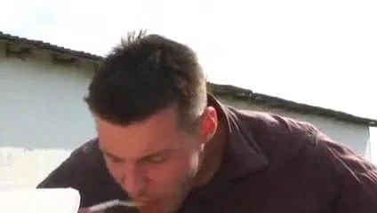 Handjob on a Outdoor Party