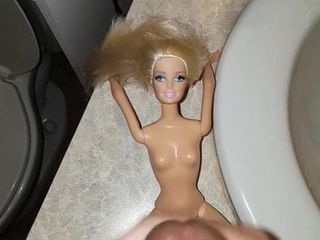 Wytrysk w łazience Barbie