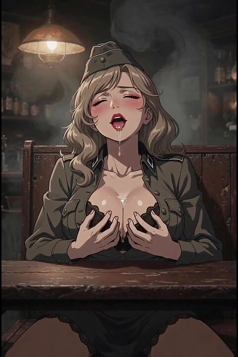 Soție sexy anime într-un pub