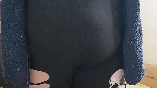 Ateşli siyah pantolon