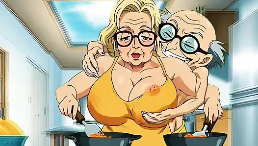 Nenek hentai dipuasin sama dua untuk sarapan pagi