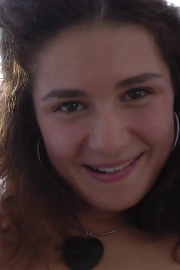 Sweet face for two huge giant cocks