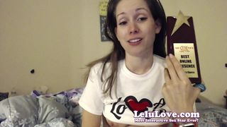 Lelu love-webcam: camisetas imalover e chuveiro