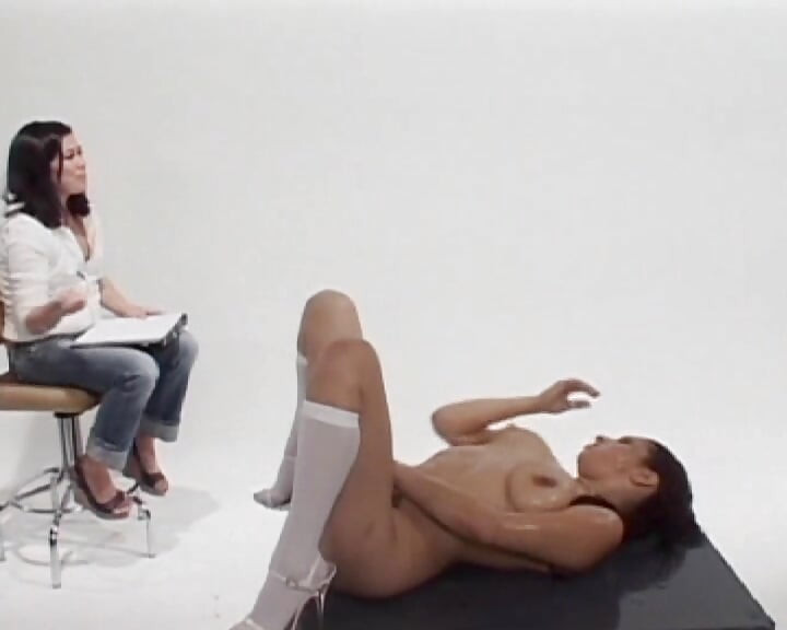 Perfectly shaped French dolls having lesbian fun on the set