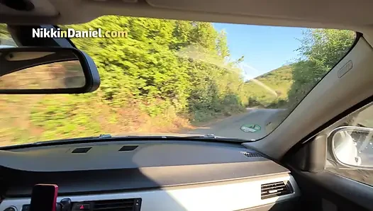 Hot Date with a Sexy Girl Ended in Wild Car Hood Sex