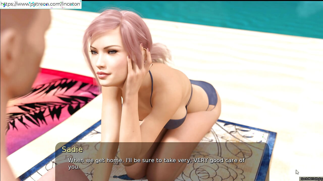 Summer with Mia, aku fingering memeknya di pantai