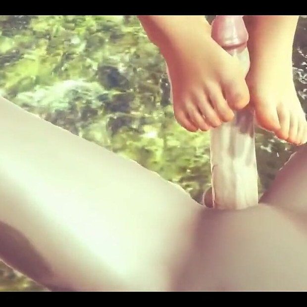 Spiderman Hentai - Gwen sega con i piedi e anale