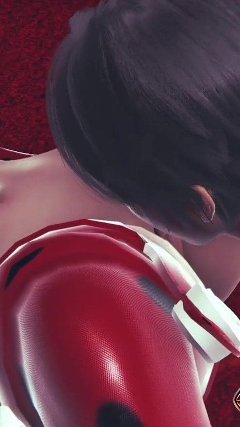 Ladybug Rule34 3D Hentai Animation – Busty Girl in Hot Red Latex Suit Enjoys Big Tits Massage, Deep Cunnilingus, Rimjob Orgasm | Clip 1