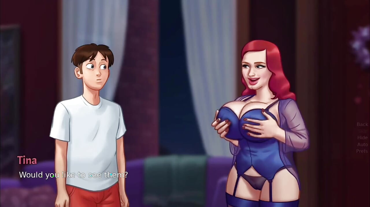 Anon fucks big boobs beautiful woman in the best of his life? Part 1 - summer time saga gameplay