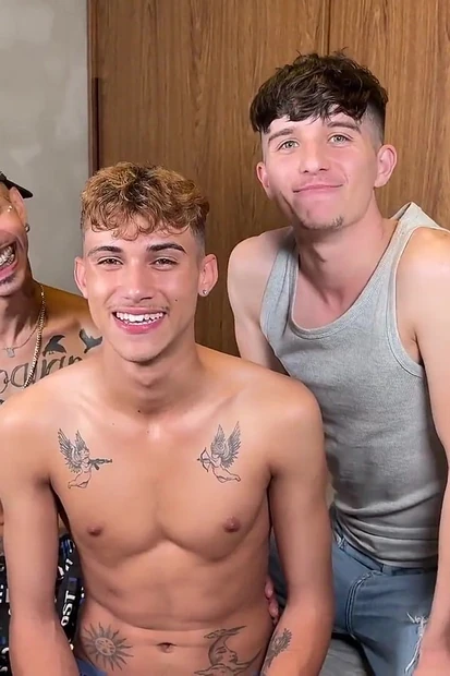Tatted Twink Fuck Raw! Uncut Twinks Hardcore Anal