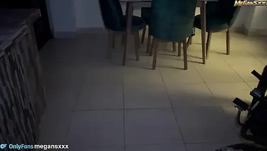 Neighbor crawls me to my apartment