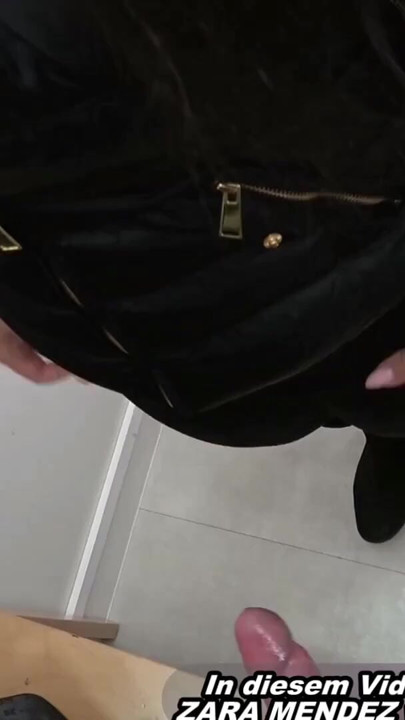 Public Sex in shopping center with German brunette milf pov | Clip 1