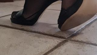 Cd black high heels