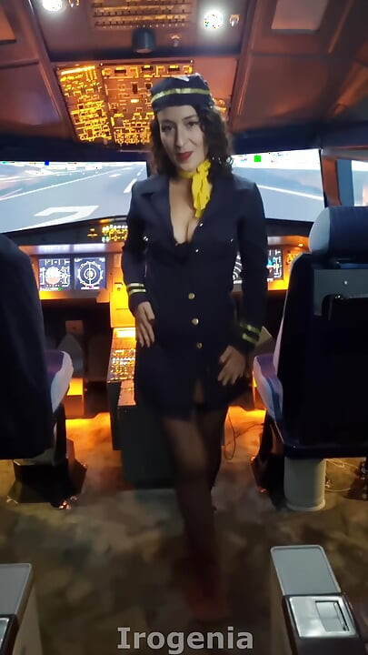 The Flight Attendant Boards in 7th Heaven on the Plane