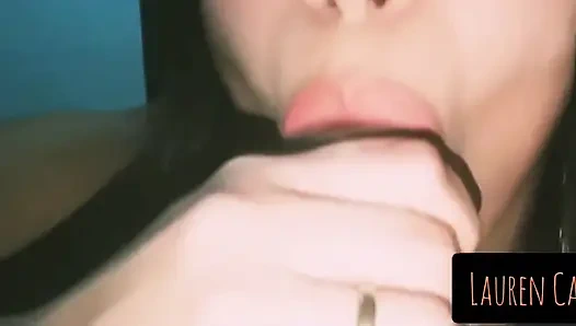 Ona sadece başını emmeyi zevk ettirdim