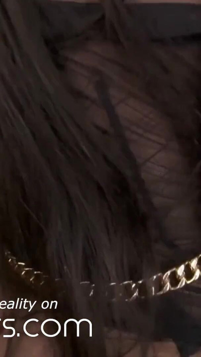 Memorable moment from "VR BANGERS Curvy Black Mystique Can't Wait To Ride A Cock"