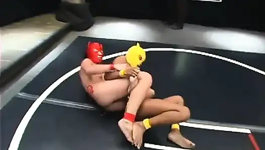 Желтая кошечка и малиновый Ninja