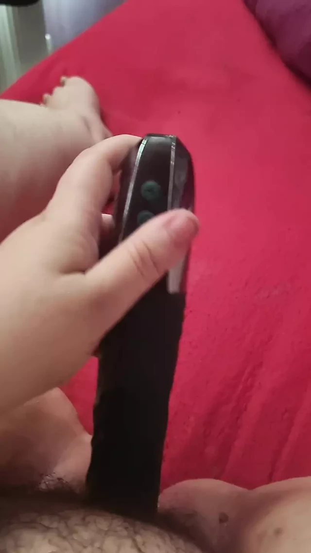 Dildo play, soaking wet pussy