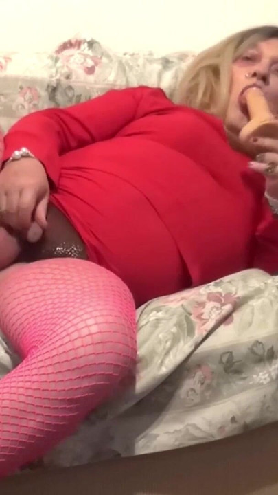 Iconic moment from "sissy in red slut forever fuckable whore"