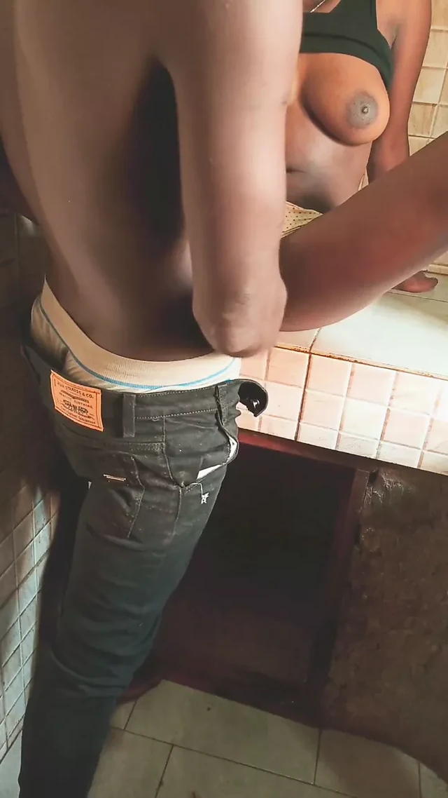 The kitchen fuck was so sweet with this teen in her boyfriends home
