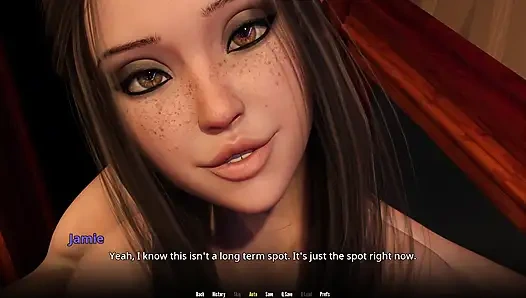 Wvm - Young Brunette Strips and Gives Hard Cock a Hungry Blowjob