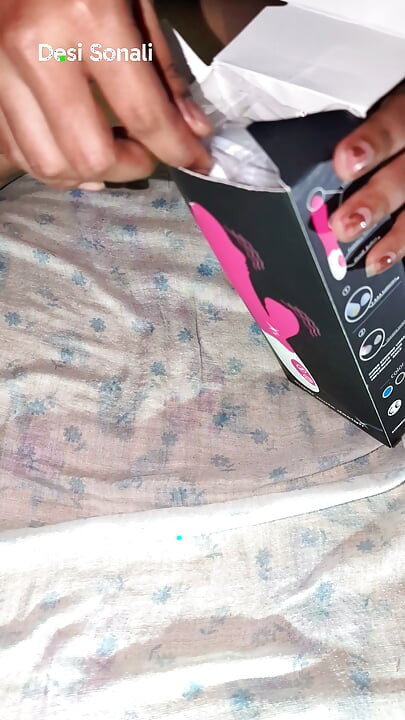 New Dildo, full power vibration in my pussy made me horny for Penis