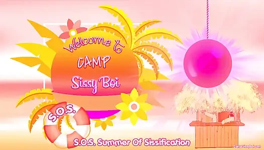 Запись через громкоговорители в лагере Сисси Бой, как все сисси сосут член для госпожи
