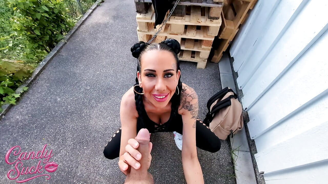 SLUT DOESN'T WANT A WARNING, SO SHE LETS THE BOSS FUCK HER CANDYSUCK